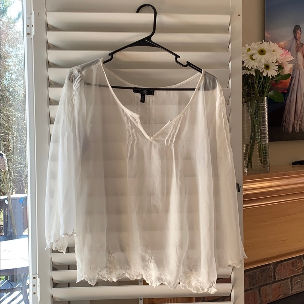 White Jessica Simpson Blouse